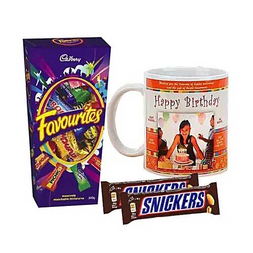 Happy Birthday Mug And Chocolates